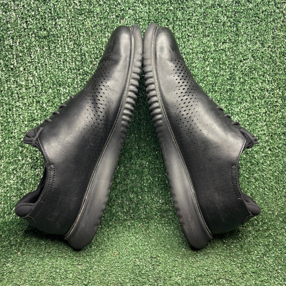 Cole Haan Zerogrand Laser Wingtip Oxford Leather Comfort Dress Shoe Black Men 11 - Picture 6 of 9